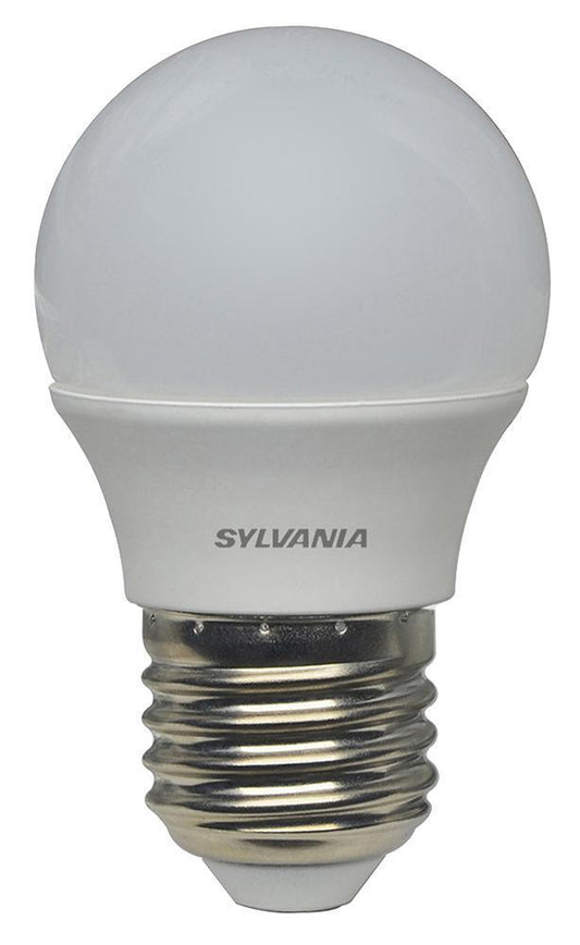 5W Golf Ball LED Bulb, E27, Warm White, 470lm  (Pack of 4) - 0028207