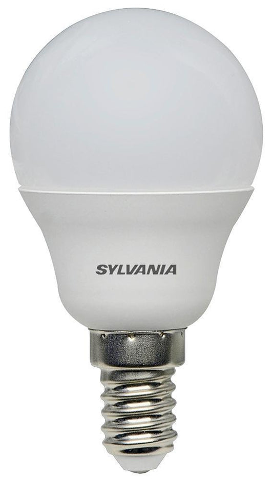 5W Golf Ball LED Bulb, E14, Warm White, 470lm  (Pack of 4) - 0028206