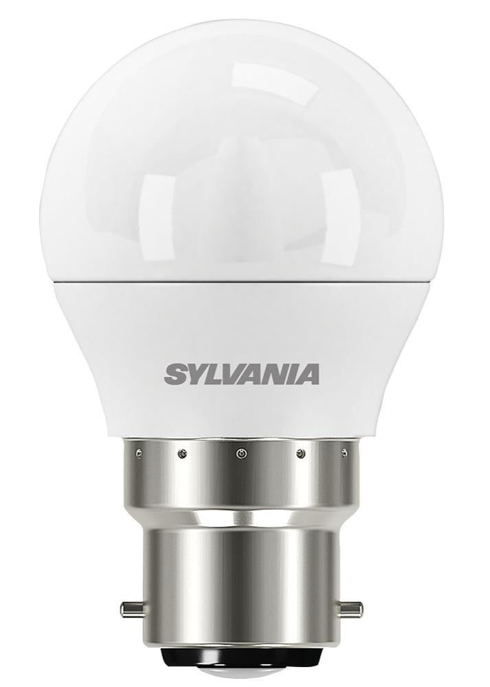 5.6W Dimmable LED Golf Ball Bulb, B22, Warm White, 470lm - 0028405