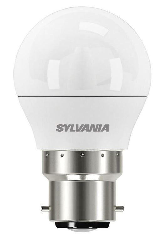 5.6W Dimmable LED Golf Ball Bulb, B22, Warm White, 470lm - 0028405