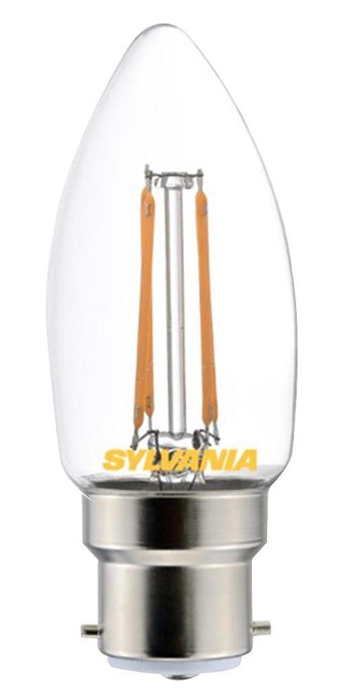 4.5W Retro Filament LED Candle Bulb, B22 , 470lm, 2700K - 0028221
