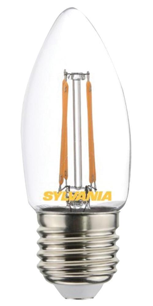 4.5W Retro Filament LED Candle Bulb, E27, 470lm, 2700K - 0028220