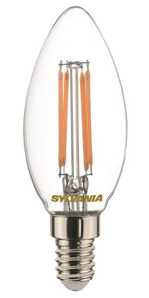 4.5W Retro Filament LED Candle Bulb, E14, 470lm, 2700K - 0028219