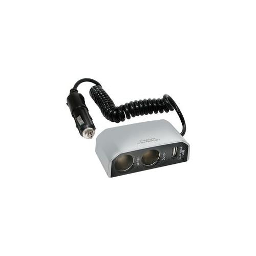 CARPOINT - 0523432 - 2-WAY SOCKET WITH USB