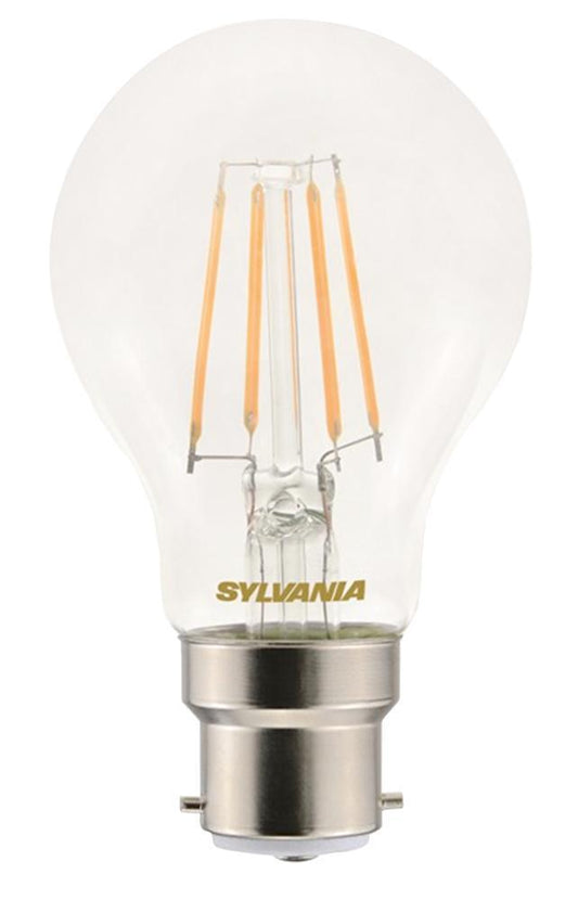 4.5W Retro Filament GLS LED Lamp, B22, Warm White, 470lm  (Pack of 4) - 0028213