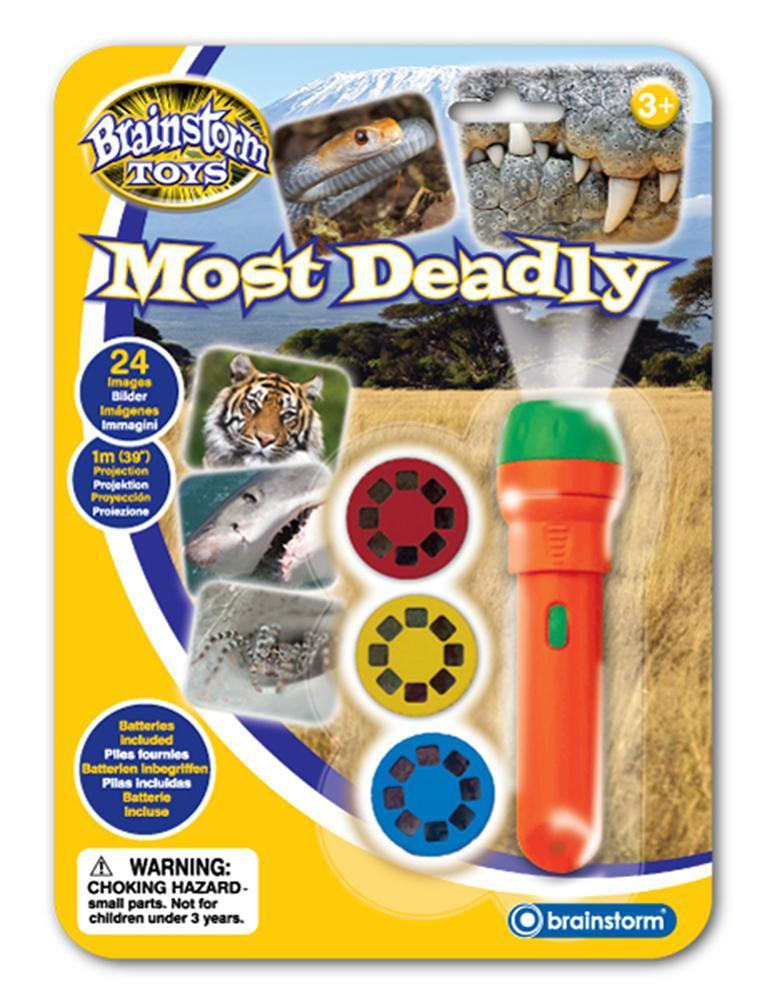 2-in-1 Deadly Animals Torch &amp; Projector - E2038