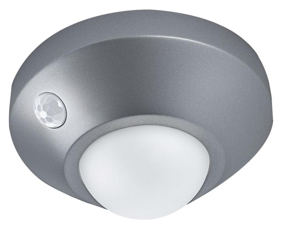 1.7W NightLux Ceiling Light with PIR Sensor, 4000K, Cool White, 105lm, White, IP20 - 4058075270855