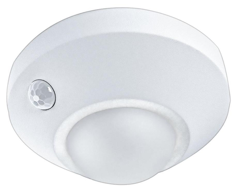 1.7W NightLux Battery Ceiling Light with PIR Sensor, 4000K, Cool White, 105lm, White, IP20 - 4058075270886
