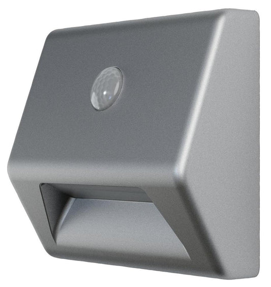 0.25W NightLux Stair Light with PIR Sensor, 4000K, Cool White, 10lm, White, IP54 - 4058075260757
