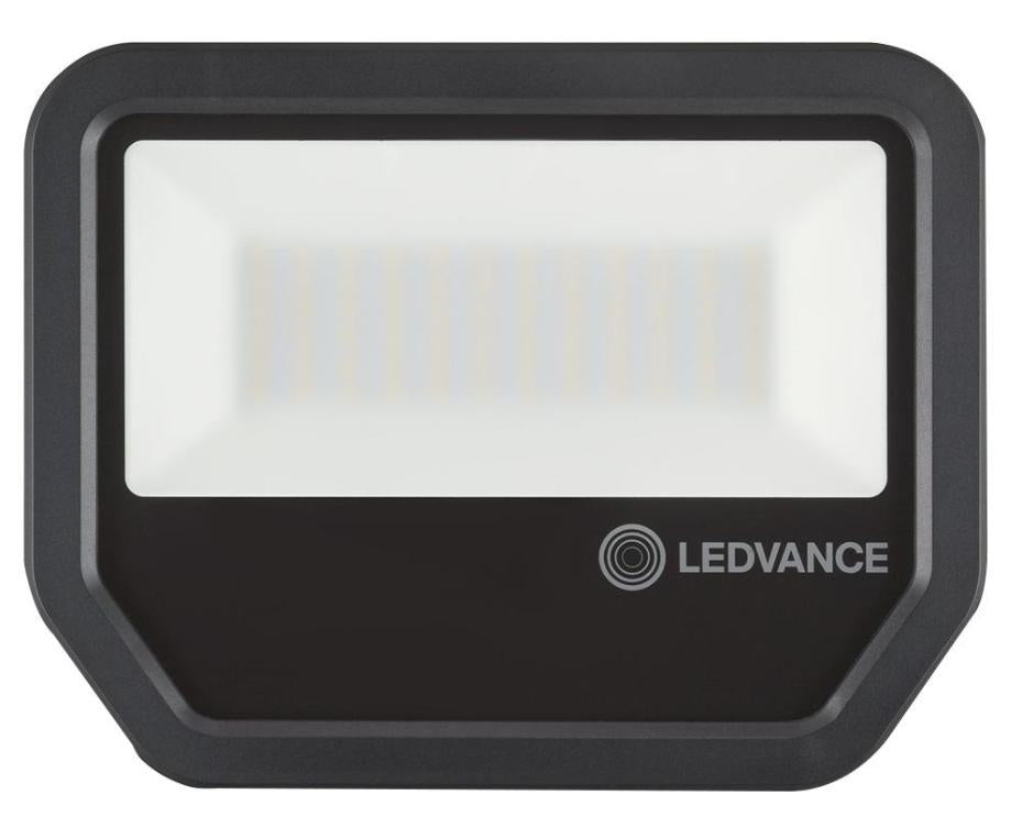 50W LED Floodlight, 6500K, Daylight White, 6000lm, IP65, Black - 4058075421301