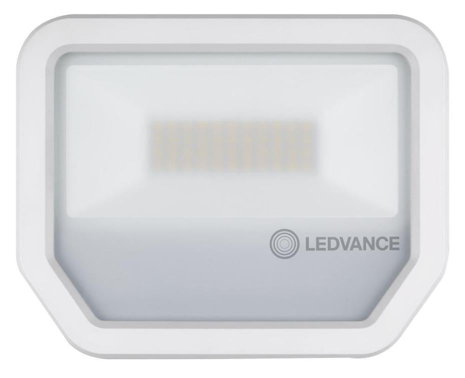 50W LED Floodlight, 4000K, Cool White, 6000lm, IP65, White - 4058075421288