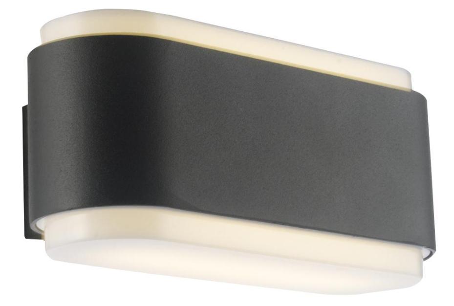 10W LED Up/Down Garden Wall Light, 800lm, IP44 - 778340