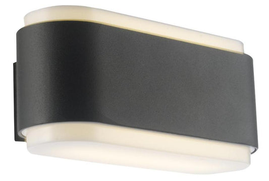 10W LED Up/Down Garden Wall Light, 800lm, IP44 - 778340