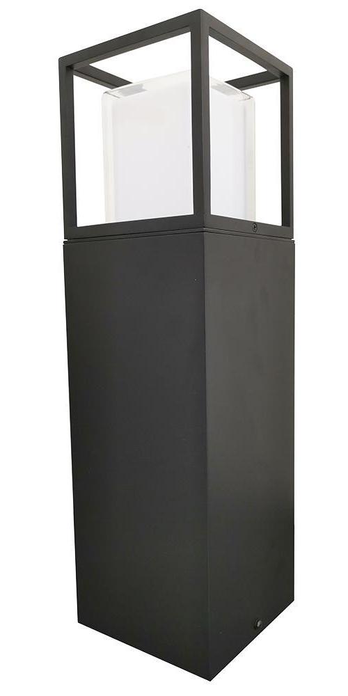 10W LED Boxed Garden Bollard Light, 600lm, 500mm, IP44 - 778388