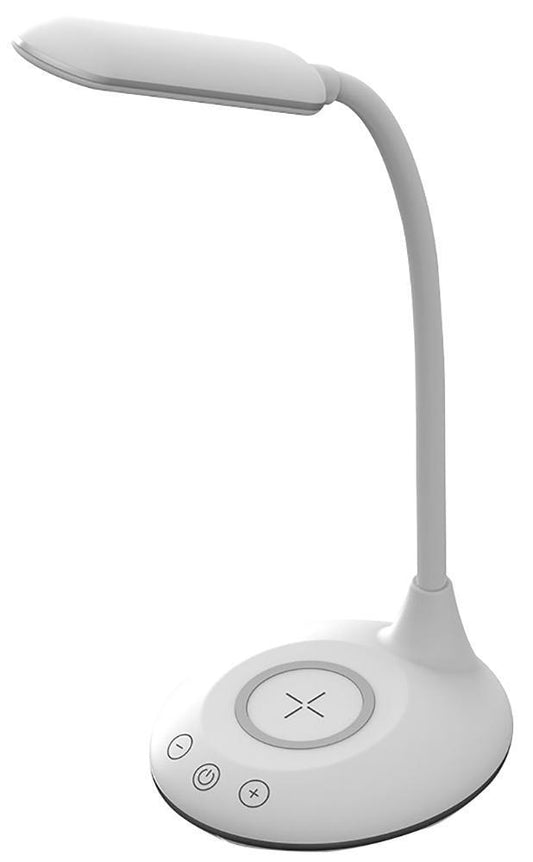 5W LED Table Lamp with Wireless Charger, 3 Dimming Modes, White, 14cm - VT-7705 8605
