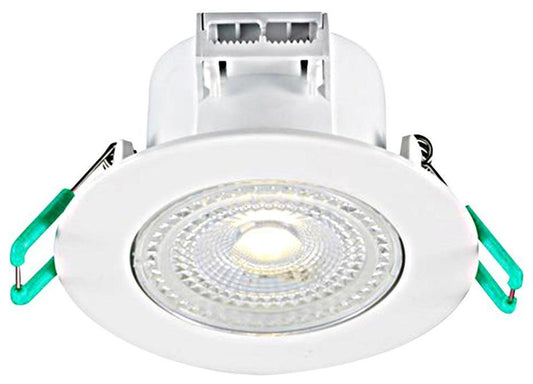 5.5W Dimmable Tilting LED Downtlight, 4000K, 480lm, IP44 - 0005377