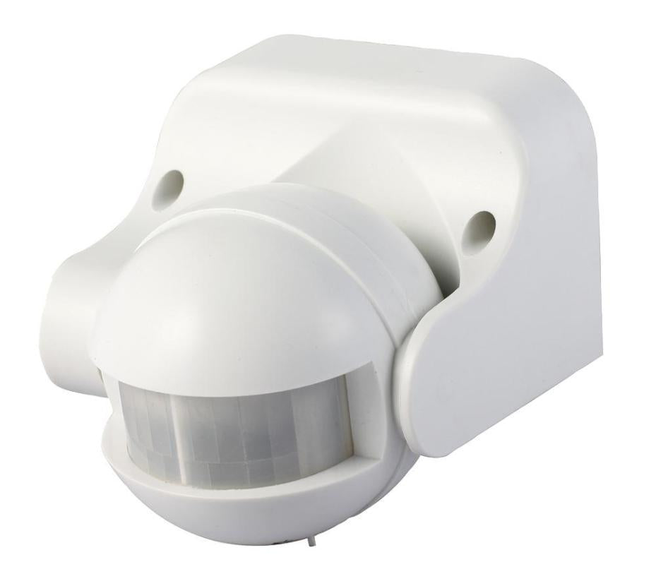Wall Mounted PIR Sensor, IP44, White - PELL0042