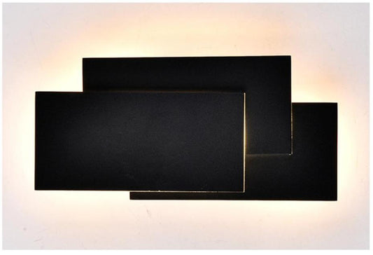 12W LED Wall Light, Black, 1100lm, 3000K - VT-712 8204