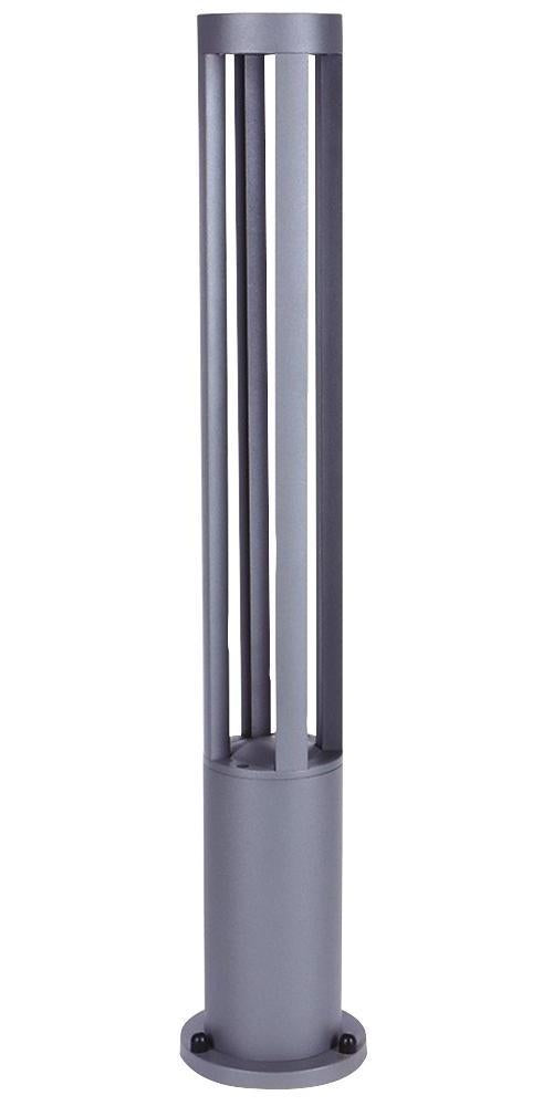 10W IP65 LED Bollard Light, 3000K, Grey, Large - VT-820 8328