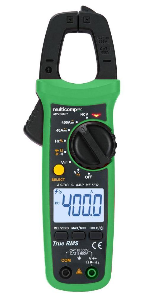 400A AC/DC Clamp Meter, 28mm Jaw - MP760607