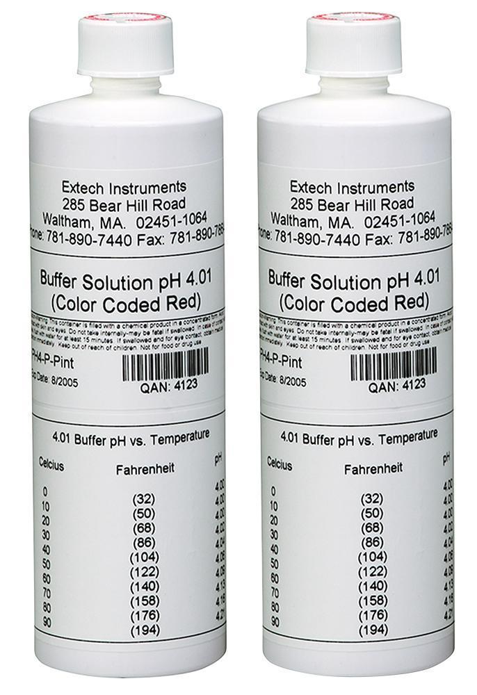 4pH Buffer Solution (2x Bottles) - PH4-P