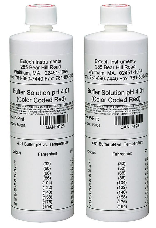 4pH Buffer Solution (2x Bottles) - PH4-P