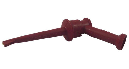 5A Minigrabber Test Clip with Banana Jack, Red - 4723-2