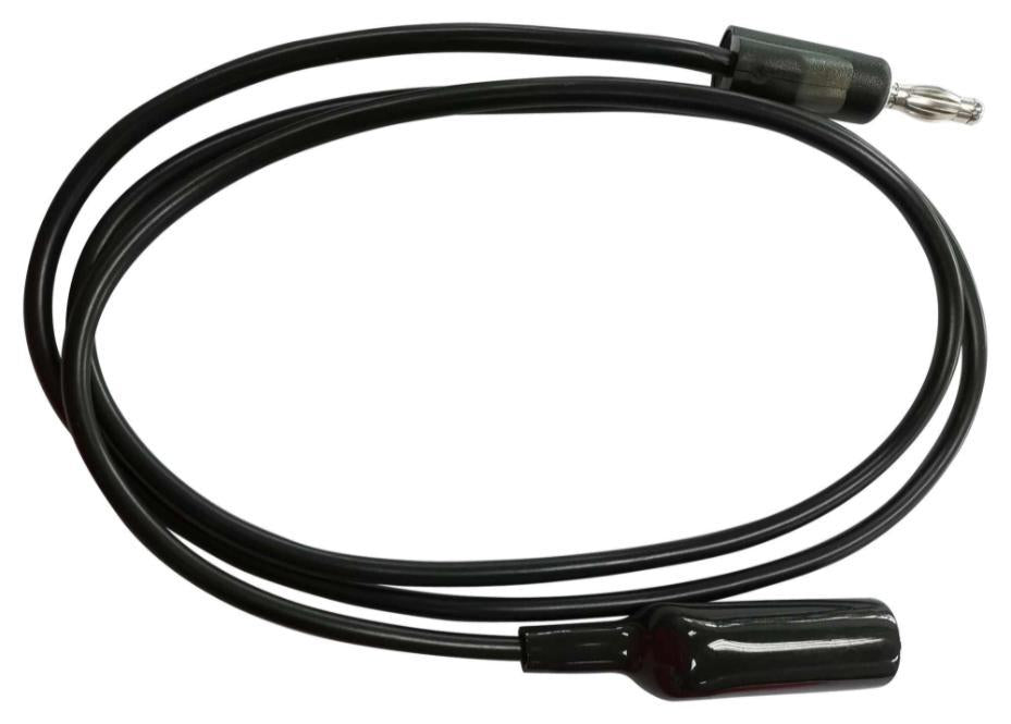 4mm Banana Plug to Crocodile Clip Lead, 30V AC, 60V DC, 10A, 900mm, Black - MP770266