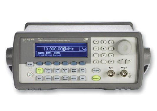 1-Channel 10MHz Function/Arbitrary Waveform Generator with USB, GPIB and LAN Connectivity - 33210A