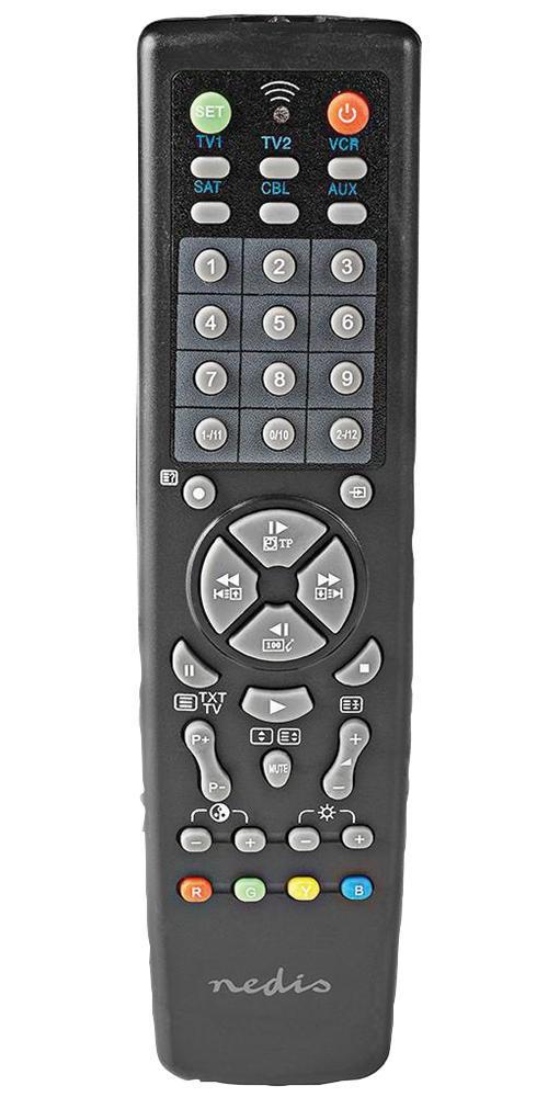 10-in-1 Universal TV Remote - TVRC2200BK
