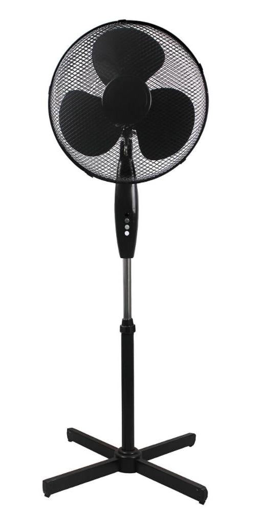 16" Pedestal Fan, Black - PEL01925