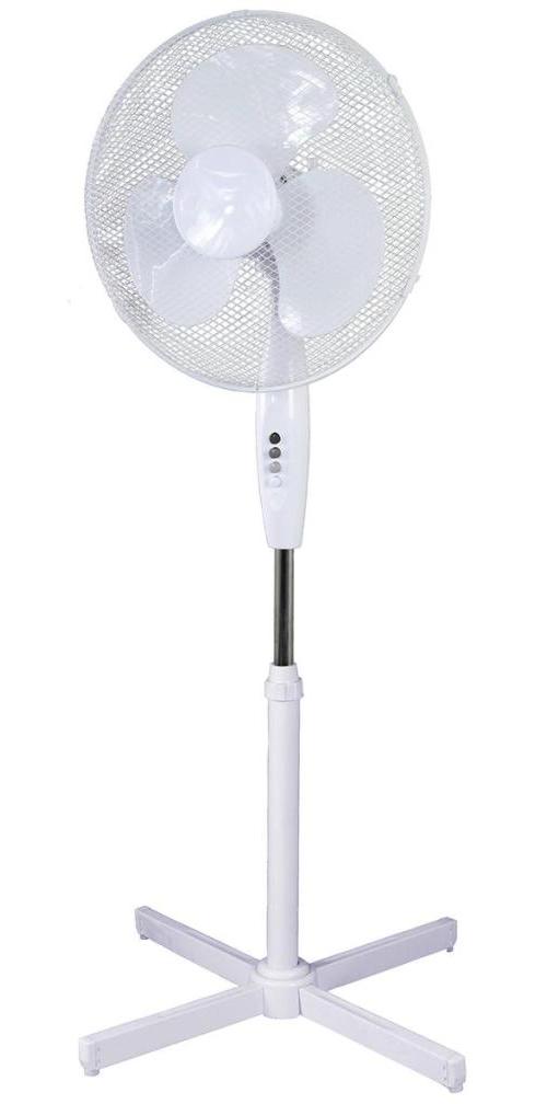 16" Pedestal Fan, White - PEL01924