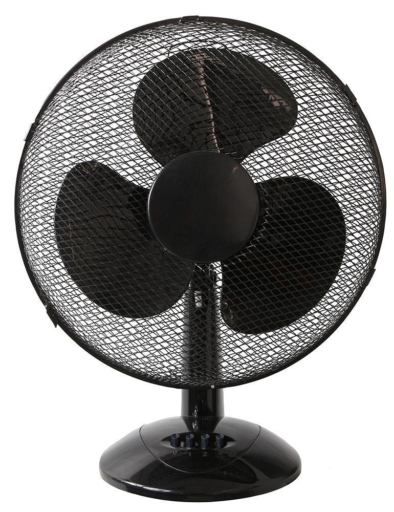 16" Desk Fan, Black - PEL01923