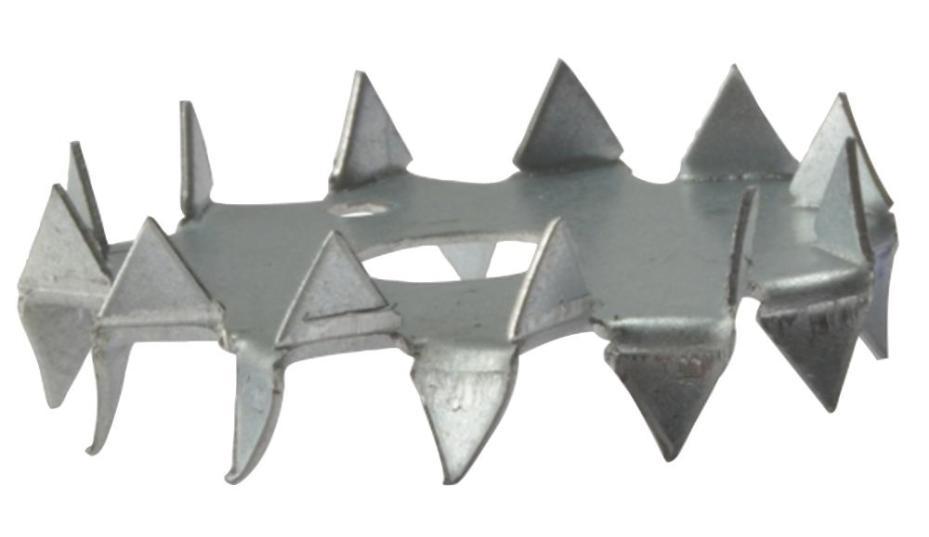 50mm Steel ZP Dog Tooth Washers, 10 Pack - 10DTW50