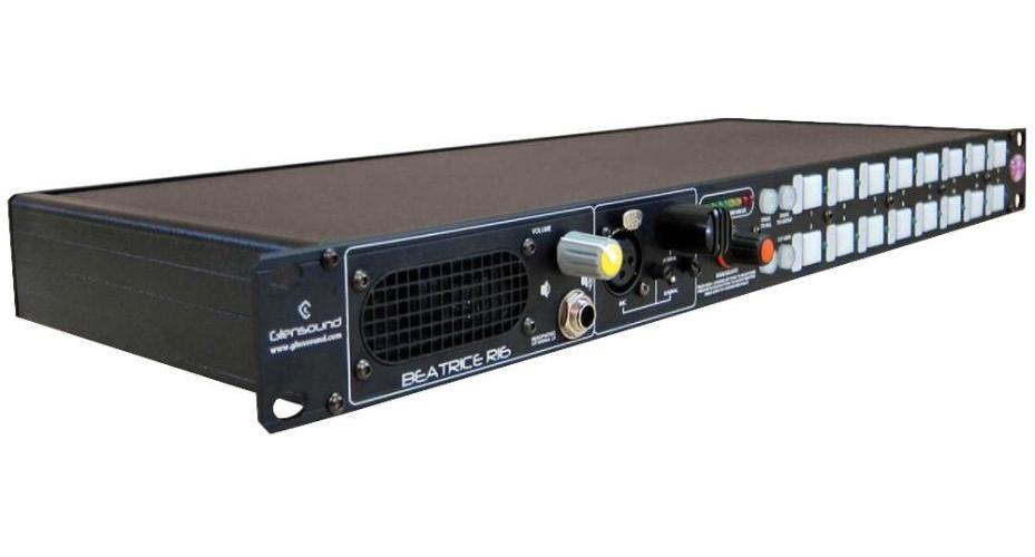 16CH Network Audio Rackmount Intercom with Dante/AES67 - BEATRICE R16