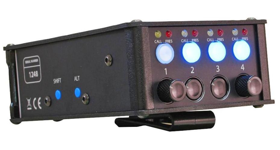4CH Network Audio Beltpack Intercom with Dante/AES67 - BEATRICE B4+