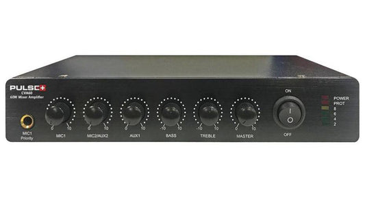 60W Compact Mixer Amplifier,  70V/100V/4-16 Ohm - CVA60