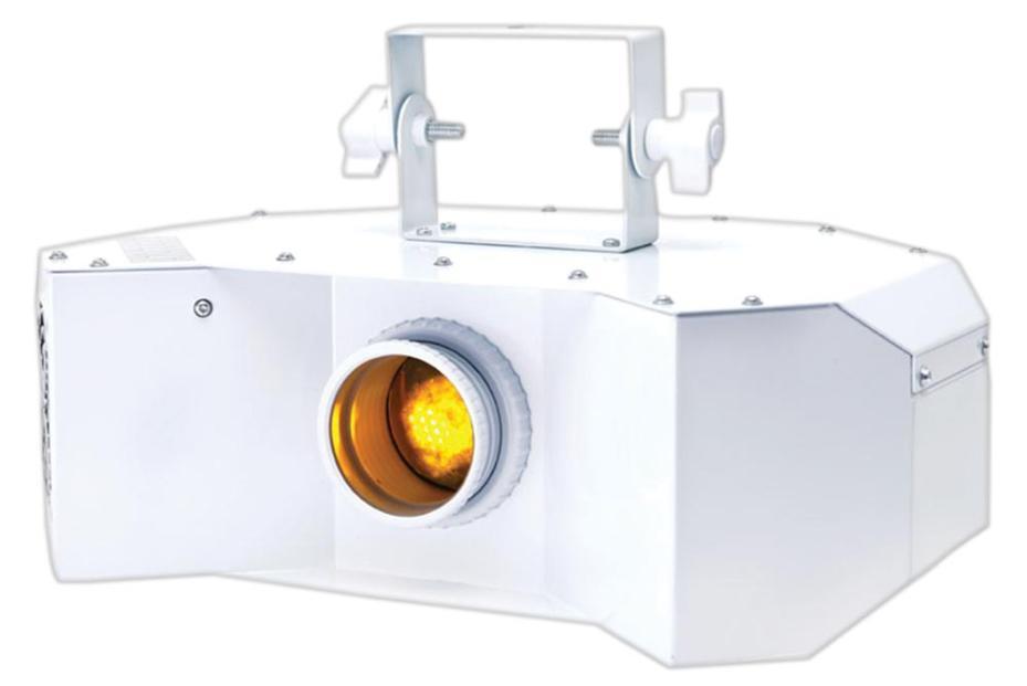 100W LED Helix Gobo Flower Cool White Effect, White - HELIX WH
