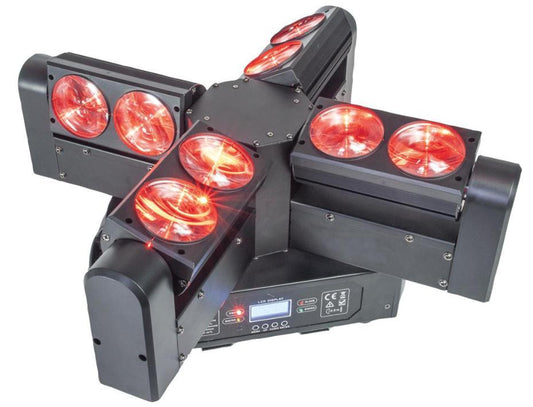 4-1 RGBW LED Moving Head Light - BLADE8-FX