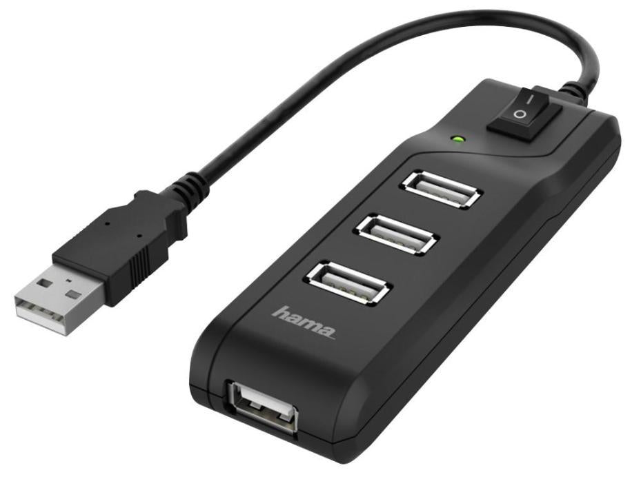 4 Port USB 2.0 Hub with Power Switch - 00200118