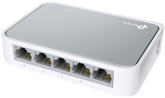 5 Port 10/100Mbps Fast Ethernet Desktop Switch - TL-SF1005D V16