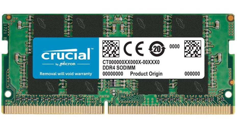16GB DDR4-3200 PC4-25600 SODIMM RAM - CT16G4SFRA32A