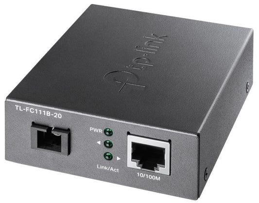 10/100Mbps WDM Media Converter, 1310nm TX 1550nm RX - TL-FC111B-20