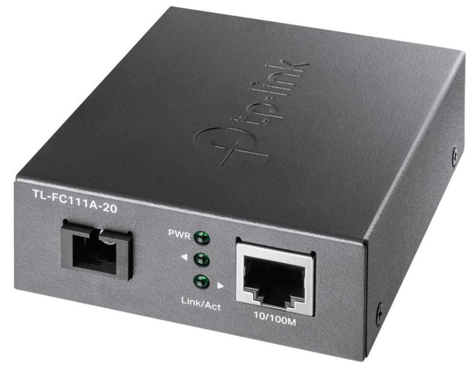 10/100Mbps WDM Media Converter, 1550nm TX 1310nm RX - TL-FC111A-20