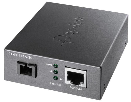 10/100Mbps WDM Media Converter, 1550nm TX 1310nm RX - TL-FC111A-20