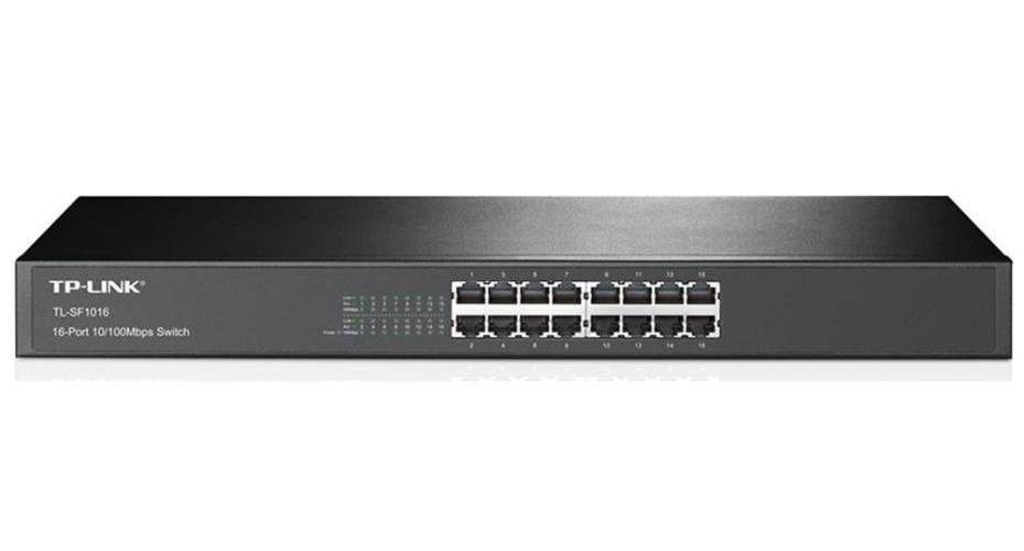 16 Port Fast Ethernet Rackmount Switch - TL-SF1016