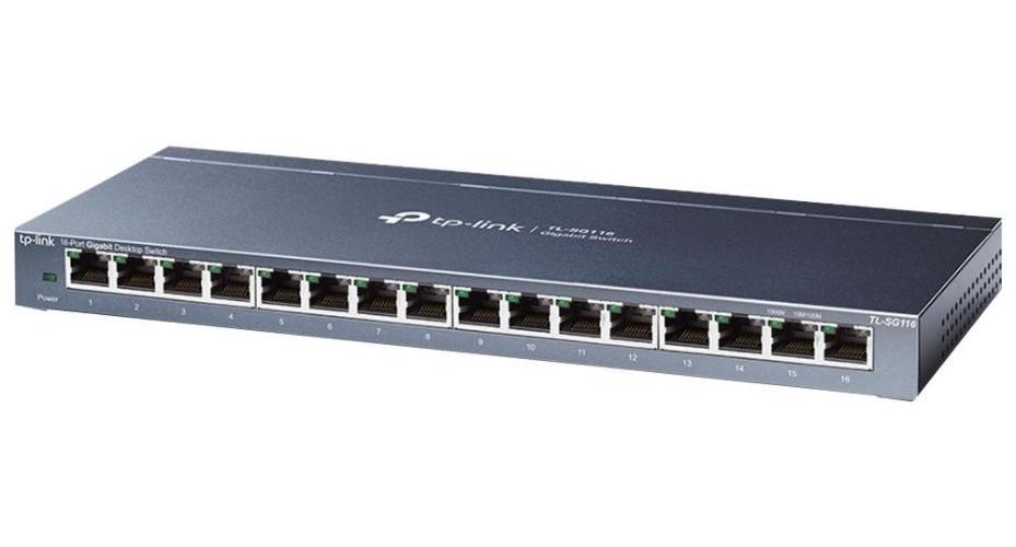 16 Port Gigabit Desktop Network Switch - TL-SG116