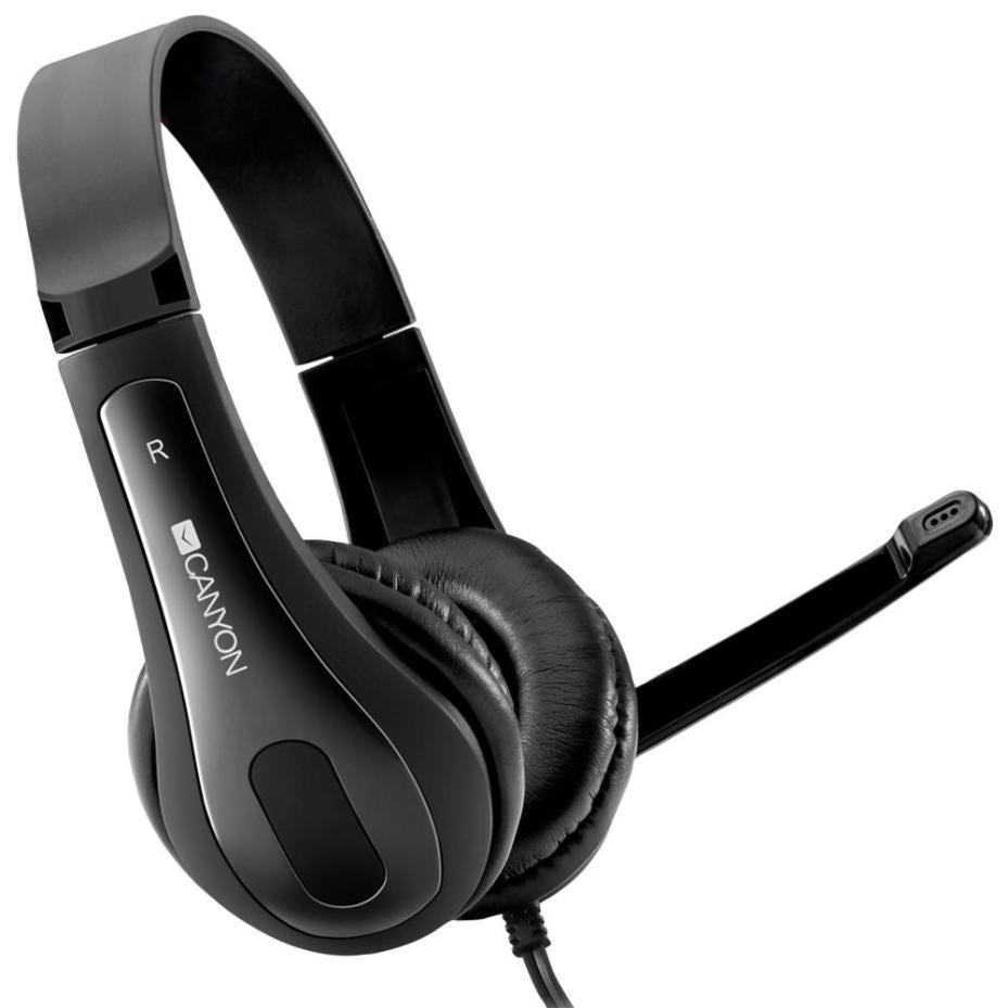 Simple Stereo PC Headset, Black - CNS-CHSC1B