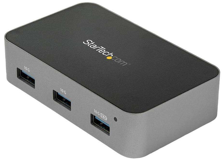 4 Port USB 3.1 Gen 2 Powered Hub, USB-C to 4x USB-A - HB31C4AS