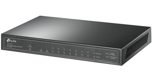 10 Port Gigabit Desktop Switch with PoE+ - TL-SG1210P